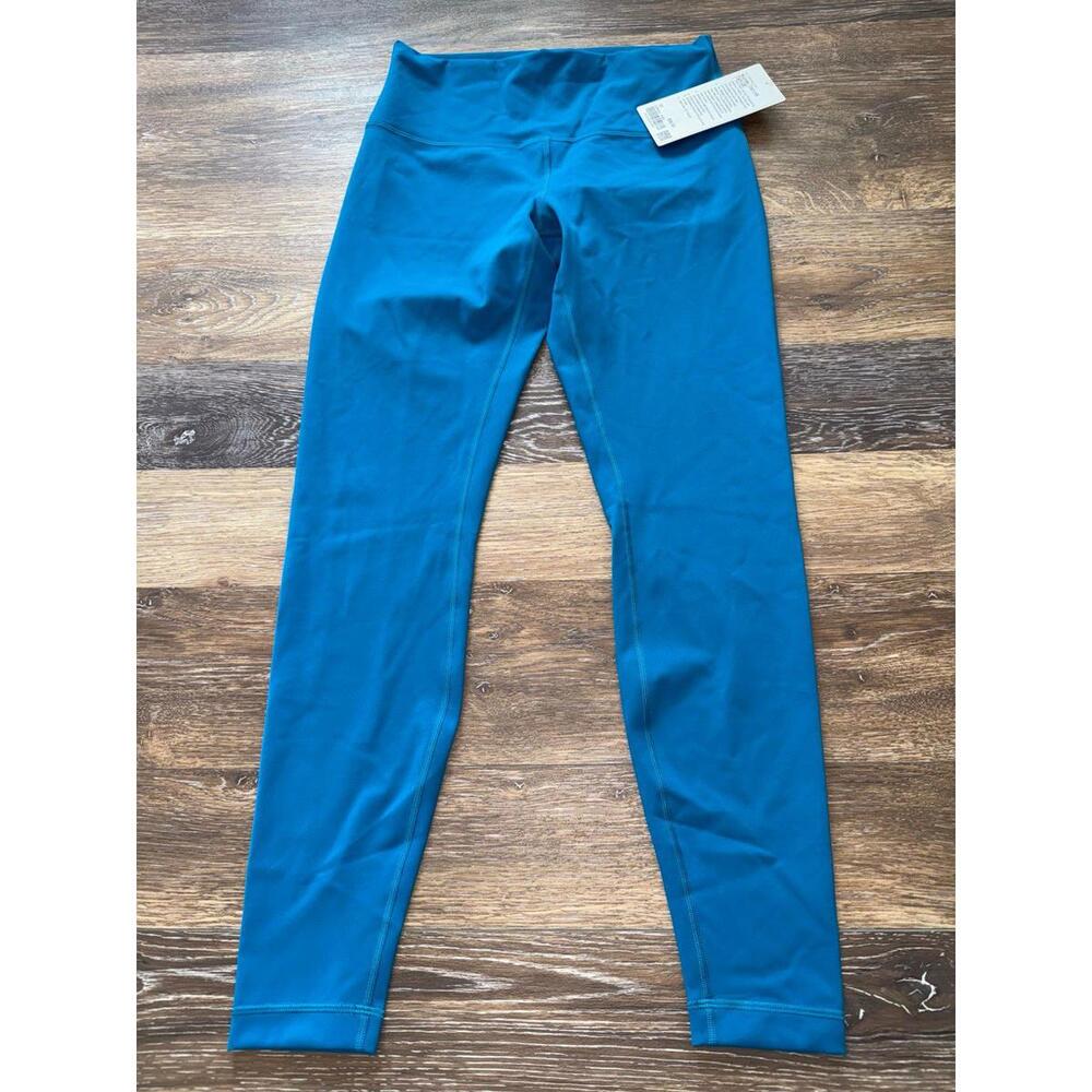 Lululemon Wunder Train High Rise 28” Hawaiian Blue Size 10 NWT - Picture 2 of 7